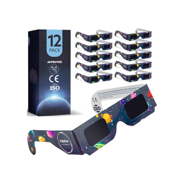 12 Certified Solar Eclipse Glasses