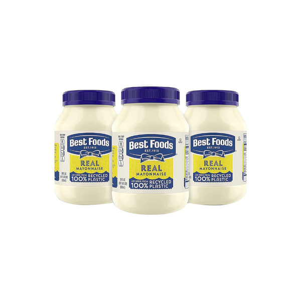 3 Jars Of Best Foods Mayonnaise