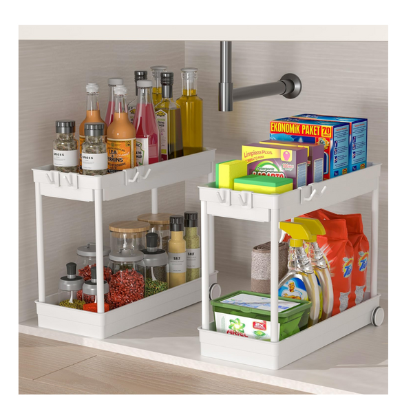 2 Pack Under Sink Organizers
