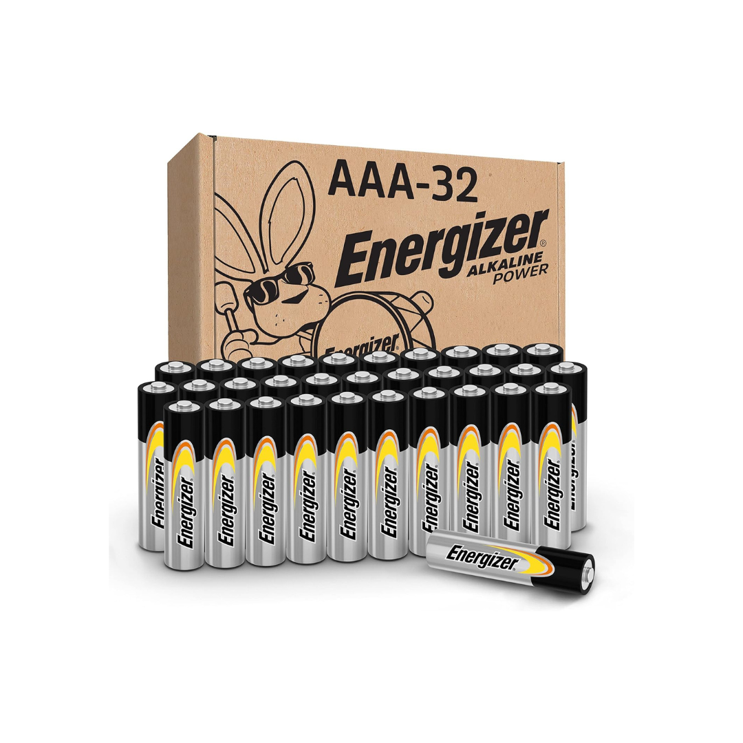 32 Energizer Alkaline Power AAA Batteries