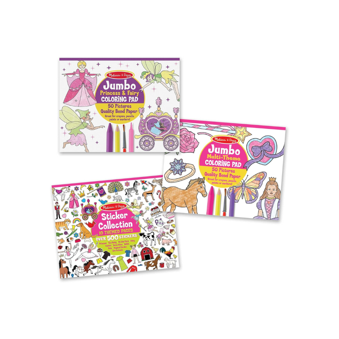 Melissa & Doug Sticker Collection and Coloring Pads Set