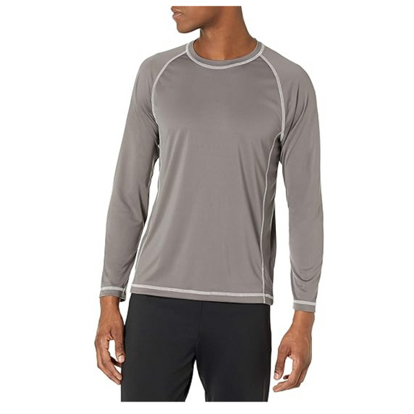 Amazon Essentials Men's Long-Sleeve Quick-Dry UPF 50 Swim Tee (5 Colors)