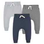 3 Gerber Baby Boys' Toddler Jogger Pants