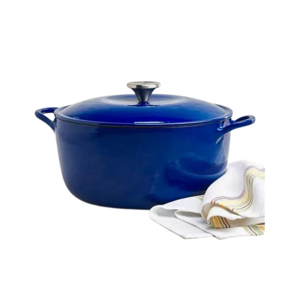 The Cellar Enameled Cast Iron 6-Quart Round Dutch Oven (2 Colors)
