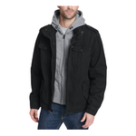 Levi's Men's Modern Fit Washed Cotton Faux Sherpa Lined Utility Jacket