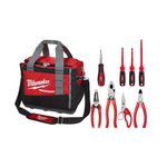 Milwaukee 15" Packout Tool Bag & Electrician Hand Tool Set