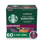 60 Starbucks K-Cup Coffee Pods (4 Flavors)