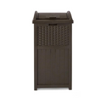 Suncast 33 Gallon Manual Lift Trash Hideaway Container