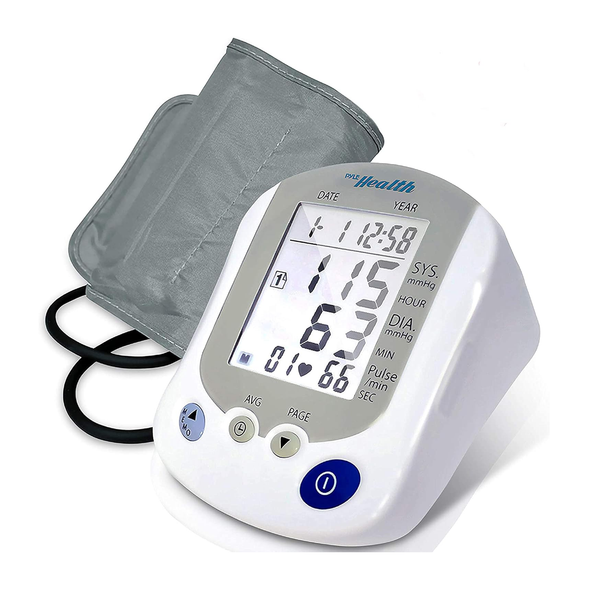 Pyle Portable Automatic Blood Pressure Monitor With Lcd Display & 99 Memory Readings