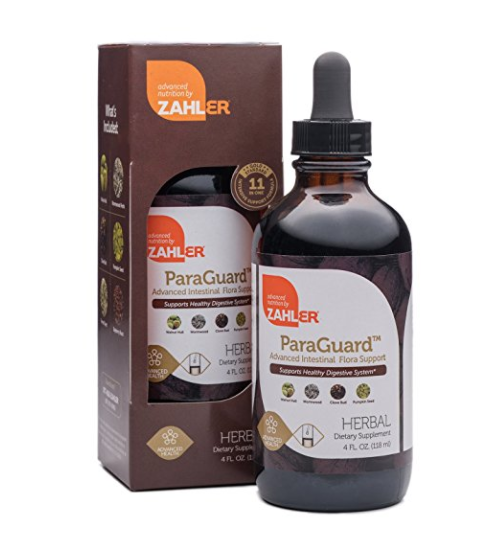 Zahler ParaGuard, Advanced Intestinal Support for Humans, Contains Wormwood
