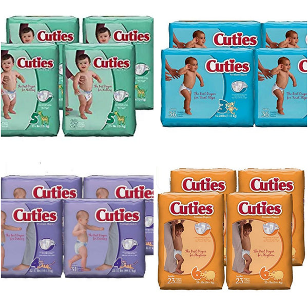 Big sale on Cuties Baby Diapers - many sizes