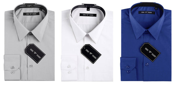 Verno men’s slim fit shirts