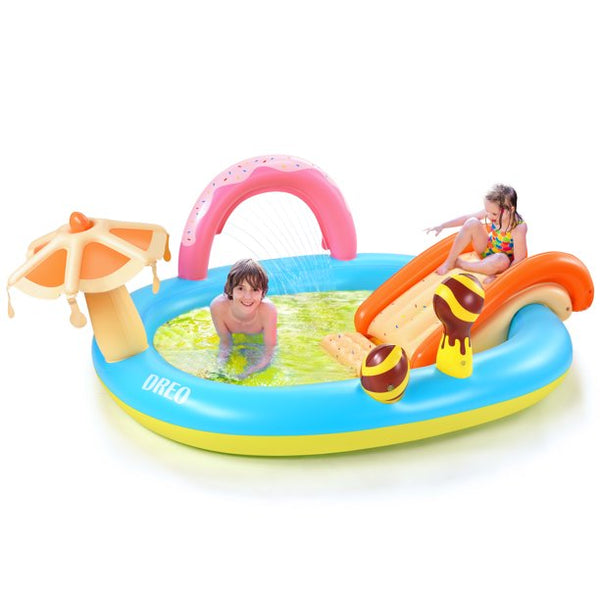 Kids Inflatable Pool with Slide