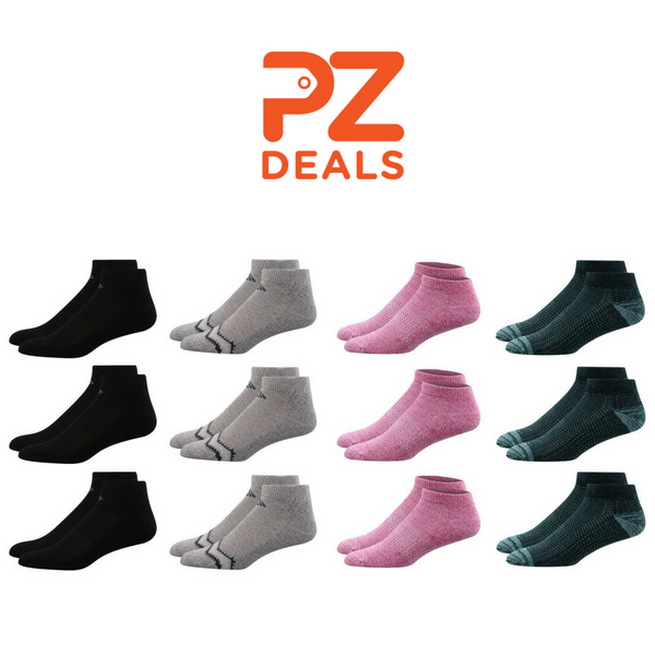 Pack of 6 Columbia Women's Mid Cut & Low Cut Socks