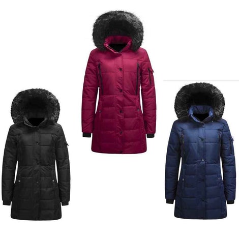 Women’s Mid-Length Parka Jackets