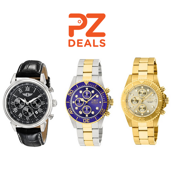 Hasta 65% de descuento en relojes Invicta para hombre