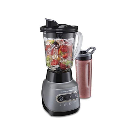 Hamilton Beach Blender with 40 Oz Glass Jar + 20 Oz Travel Container