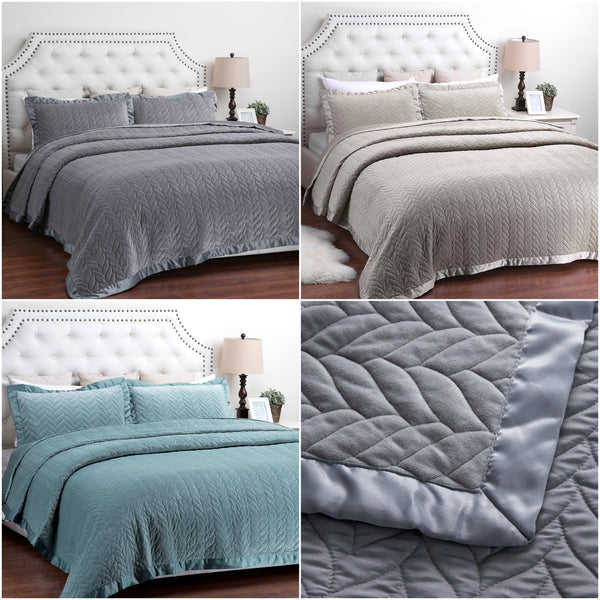 Velvet quilt set by Bedsure