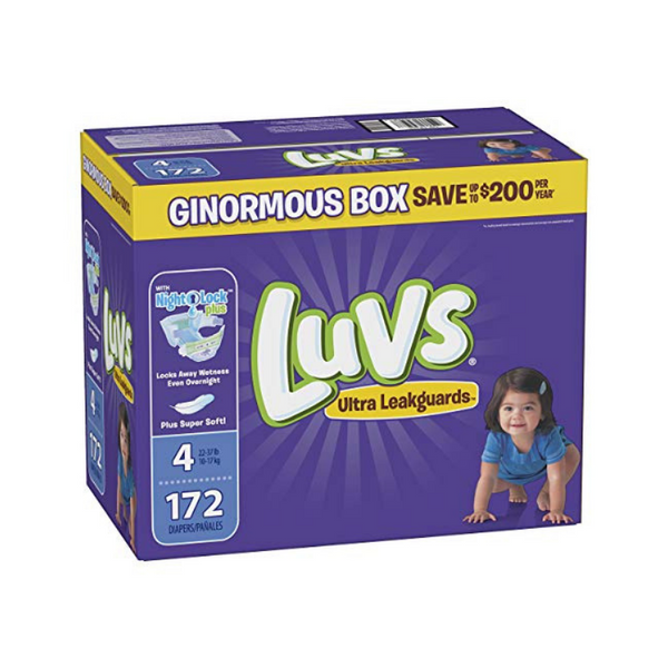 Luvs One Month Supply Size 4 Or 5 Diapers
