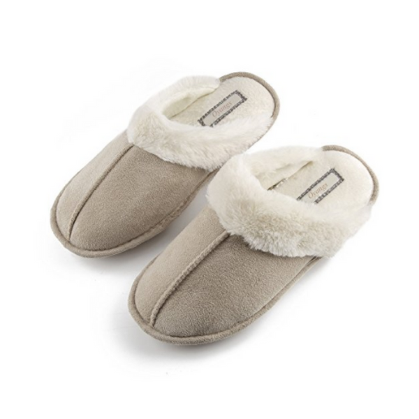 Women's memory foam fuzzy fluffy slippers