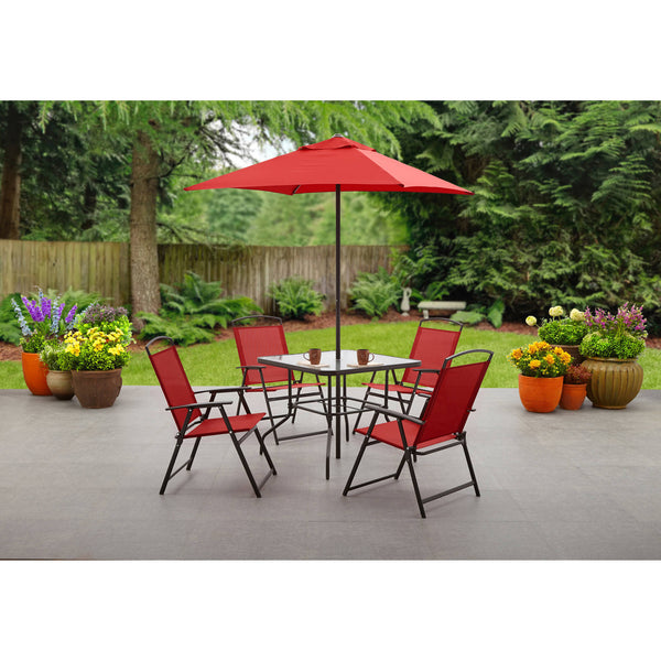 6 Piece Outdoor Patio Dining Set (3 Colors)
