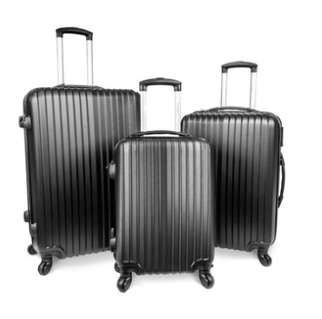 3 piece hard shell luggage set