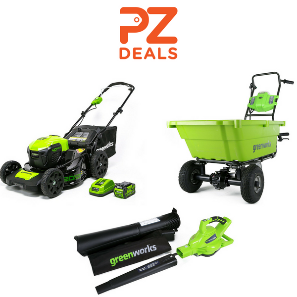 Hasta 35 % de descuento en herramientas eléctricas Greenworks