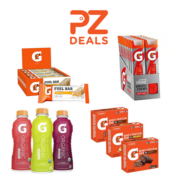 Save up to 30% on assorted Gatorade drinks, shakes and proteins bars