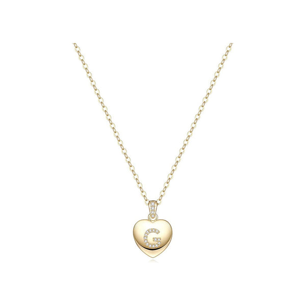 Collar con inicial ABC para mujer