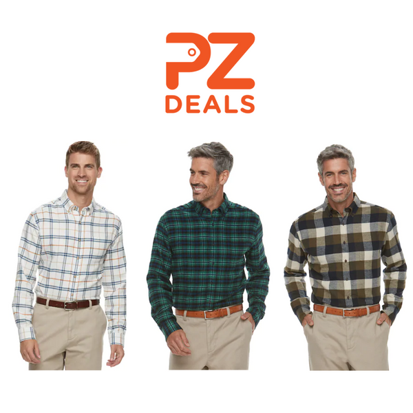 Men's Croft & Barrow Classic-Fit Flannel Shirts