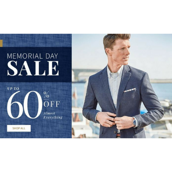 Jos. A. Bank Memorial Clearance Sale