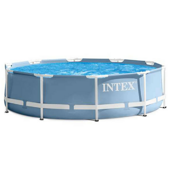 Juego de piscina Intex con estructura prisma de 12 pies x 30 pulgadas con bomba de filtro