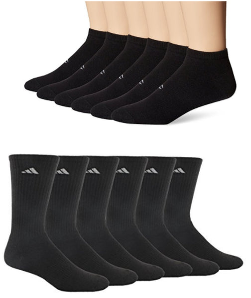 Pack of 6 Champion or Adidas socks