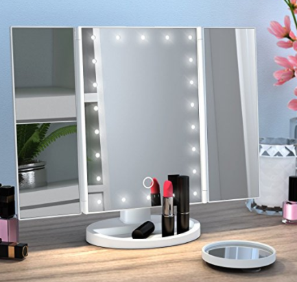 Espejo de maquillaje de tocador 21 LED