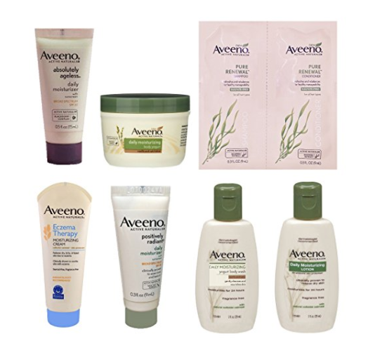 Caja de muestra de Aveeno: obtenga crédito para futuros productos Aveeno