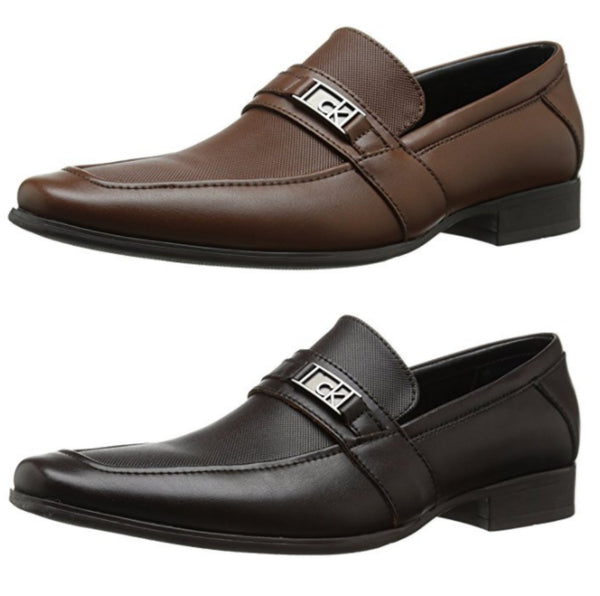 Mocasines de hombre Calvin Klein de piel con rombos