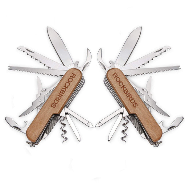 Pack of 2 - 11 in 1 multi-function pocket knives