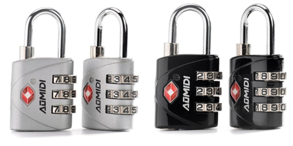Pack of 2 TSA approved luggage locks