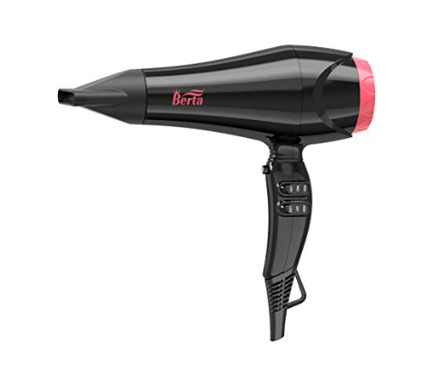 Secador de pelo de 1875 vatios, 2 velocidades y 3 configuraciones de calor