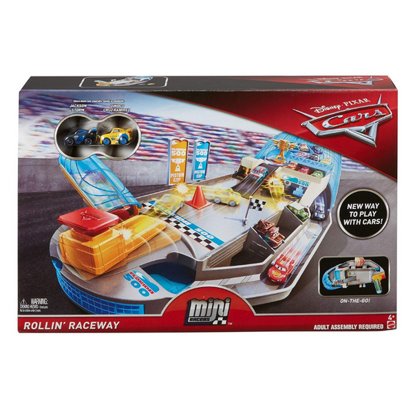 Disney Pixar Cars Mini Racers Rollin’ Raceway Playset