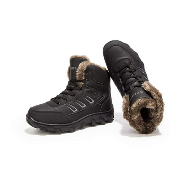 Fur Lined Ankle Men's Snow Booots
