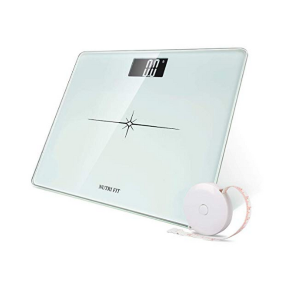 Digital Bathroom Scale with Body Tape Measure