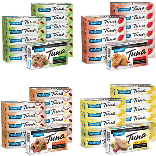 Pack of 12 FInerFin tuna in organic olive oil - 12 pack for the price of 6 pack