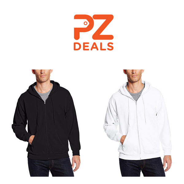 Hanes Men's Full-Zip EcoSmart Fleece Hoodie