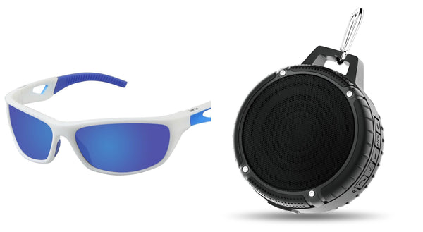 Free sunglasses with purchase of Waterproof Bluetooth speaker