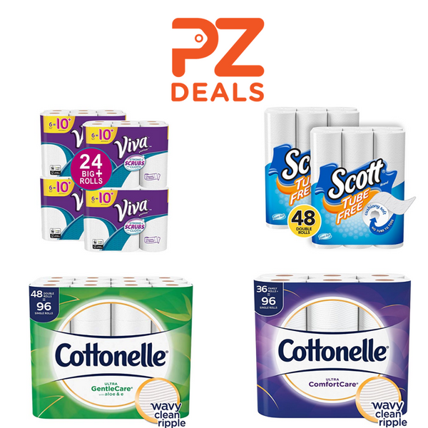 VIVA paper towel - Cottonelle and Scott toilet paper on sale