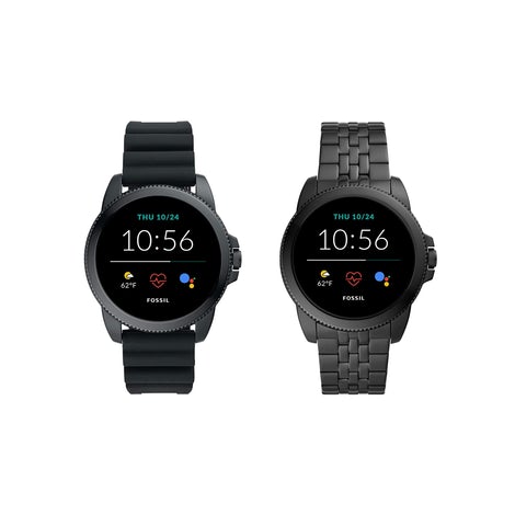 Fossil Men's Gen 5E 44mm Stainless Steel Touchscreen Smartwatch