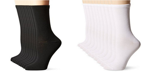 Pack of 10 Hanes women's socks