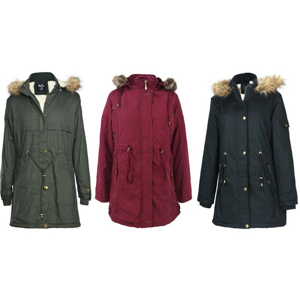 LeeHanTon Women's Military Anorak Safari Lined Parka Jacket
