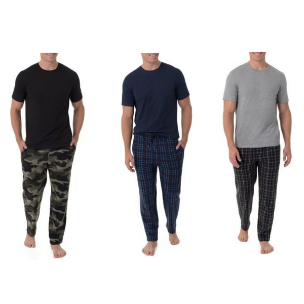 Fruit of the Loom Men's 2-Piece Pajama Sets
